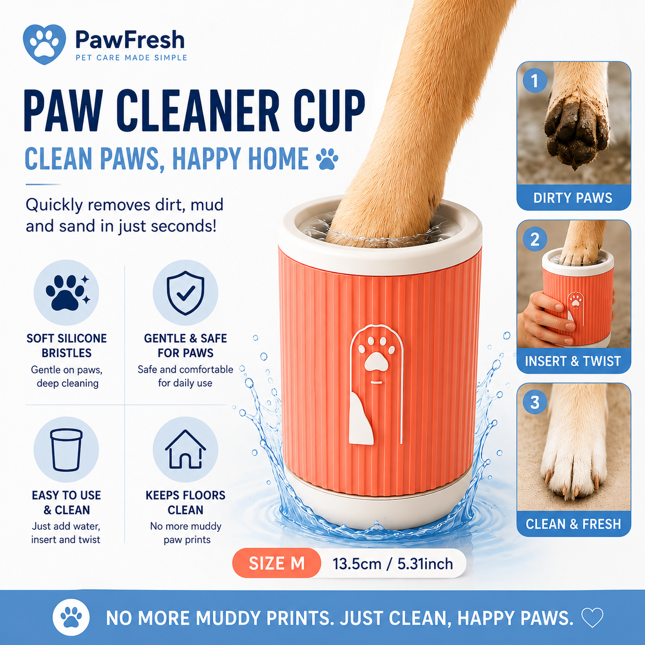 🐾 Paw Cleaner Cup