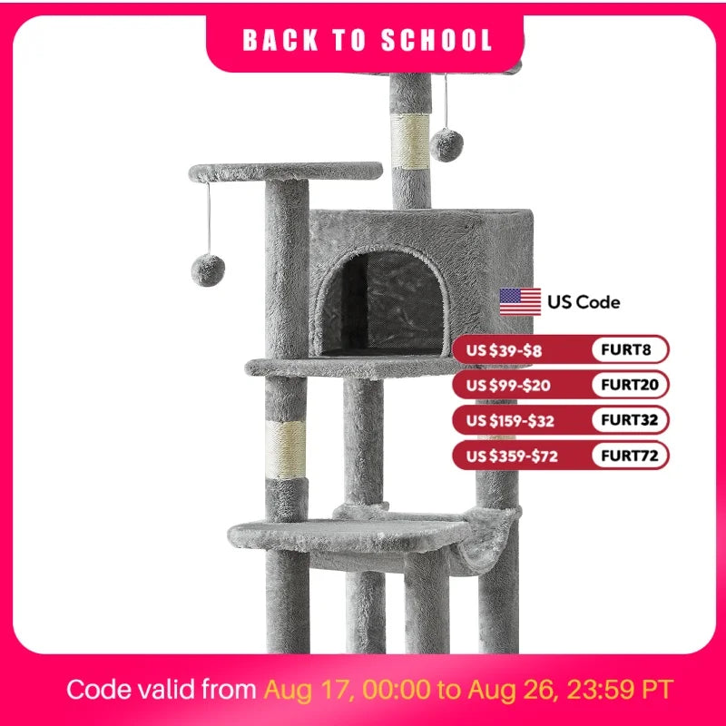 Loft Grove 44 inch multi-cat climbing tower
