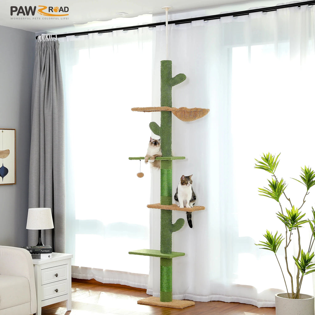 Loft Cactus Sky floor-to-ceiling cactus cat tree