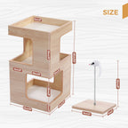 Loft Nook cat condo house view 7
