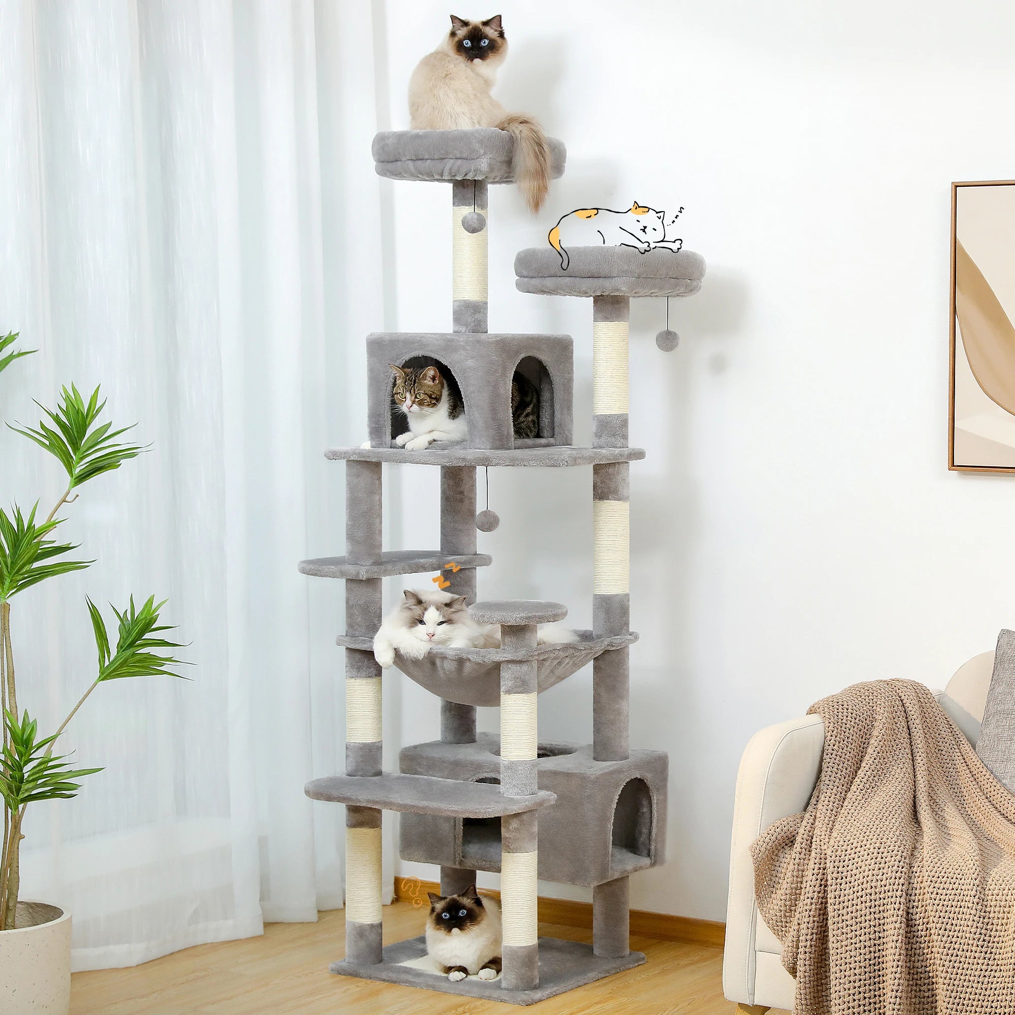 Loft Sierra grand multi-level cat tower