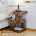 Loft Nook modern wood cat condo house