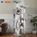 Loft Vista tall plush multi-level cat condo