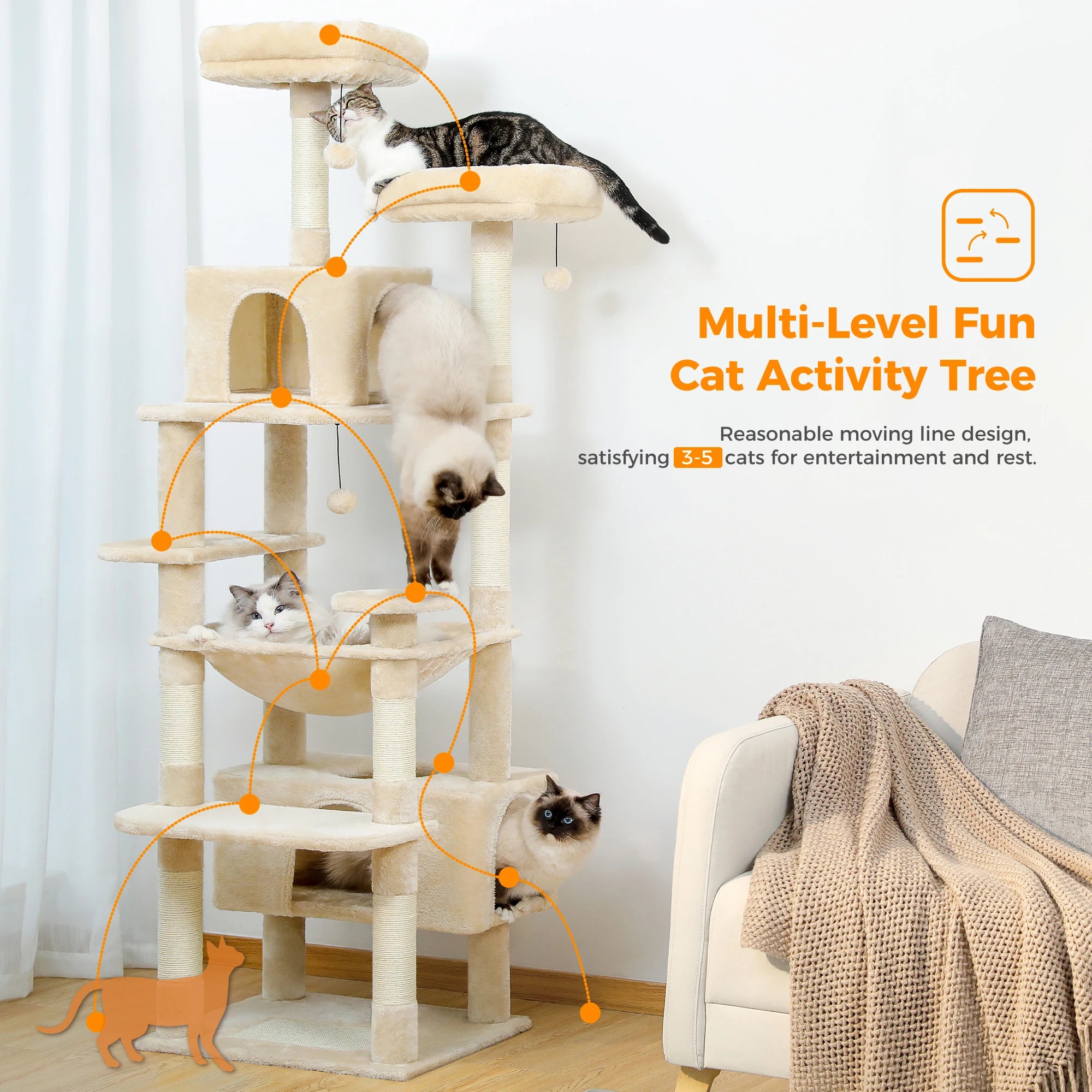 Loft Sierra cat tower view 3