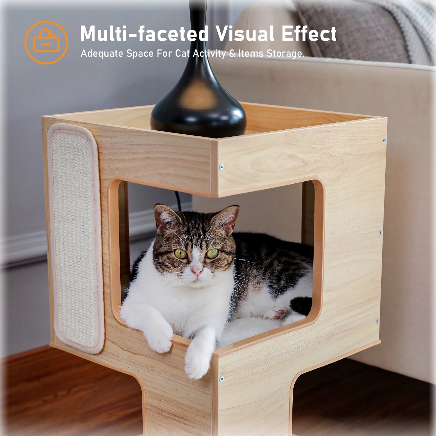 Loft Nook cat condo house view 5