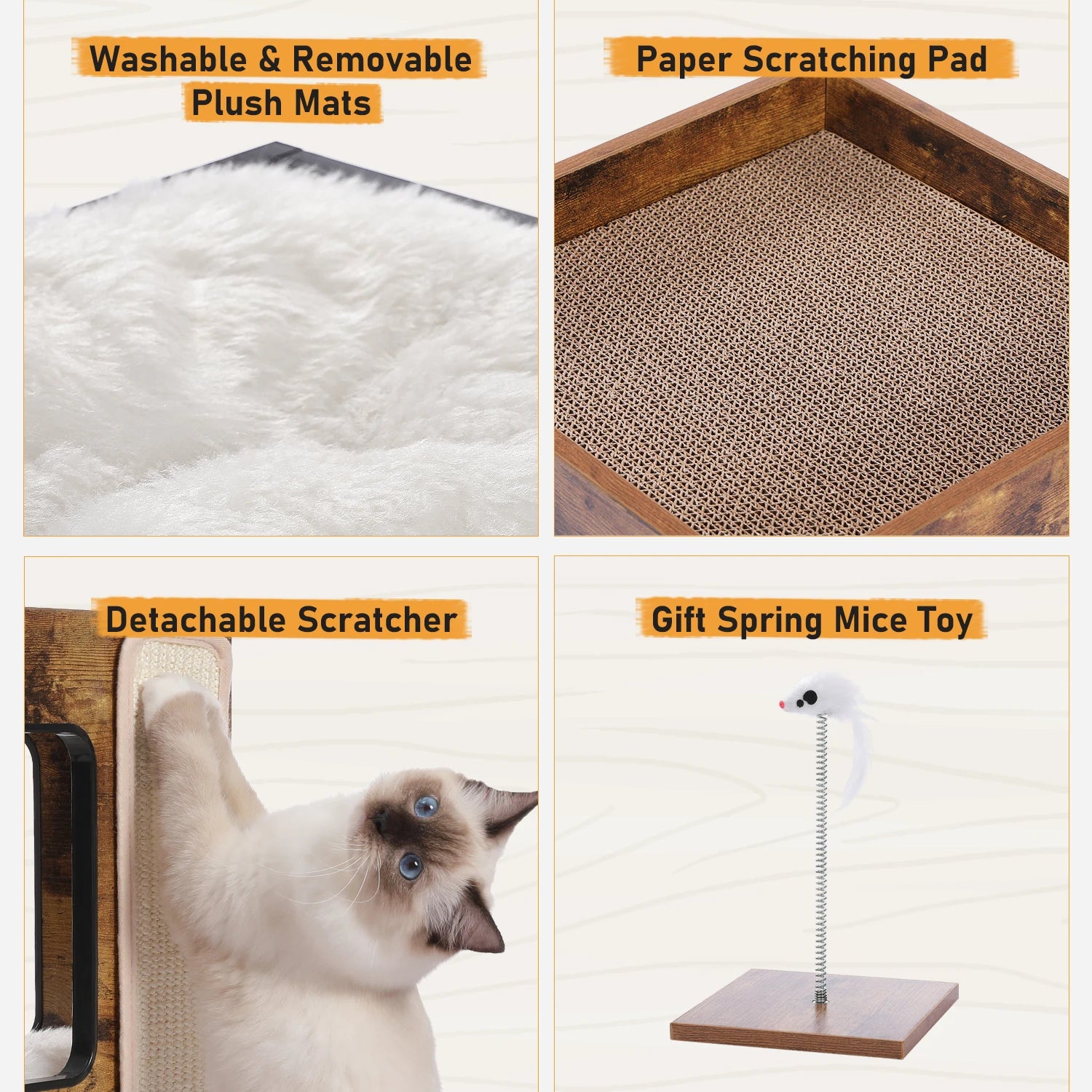 Loft Nook cat condo house view 6