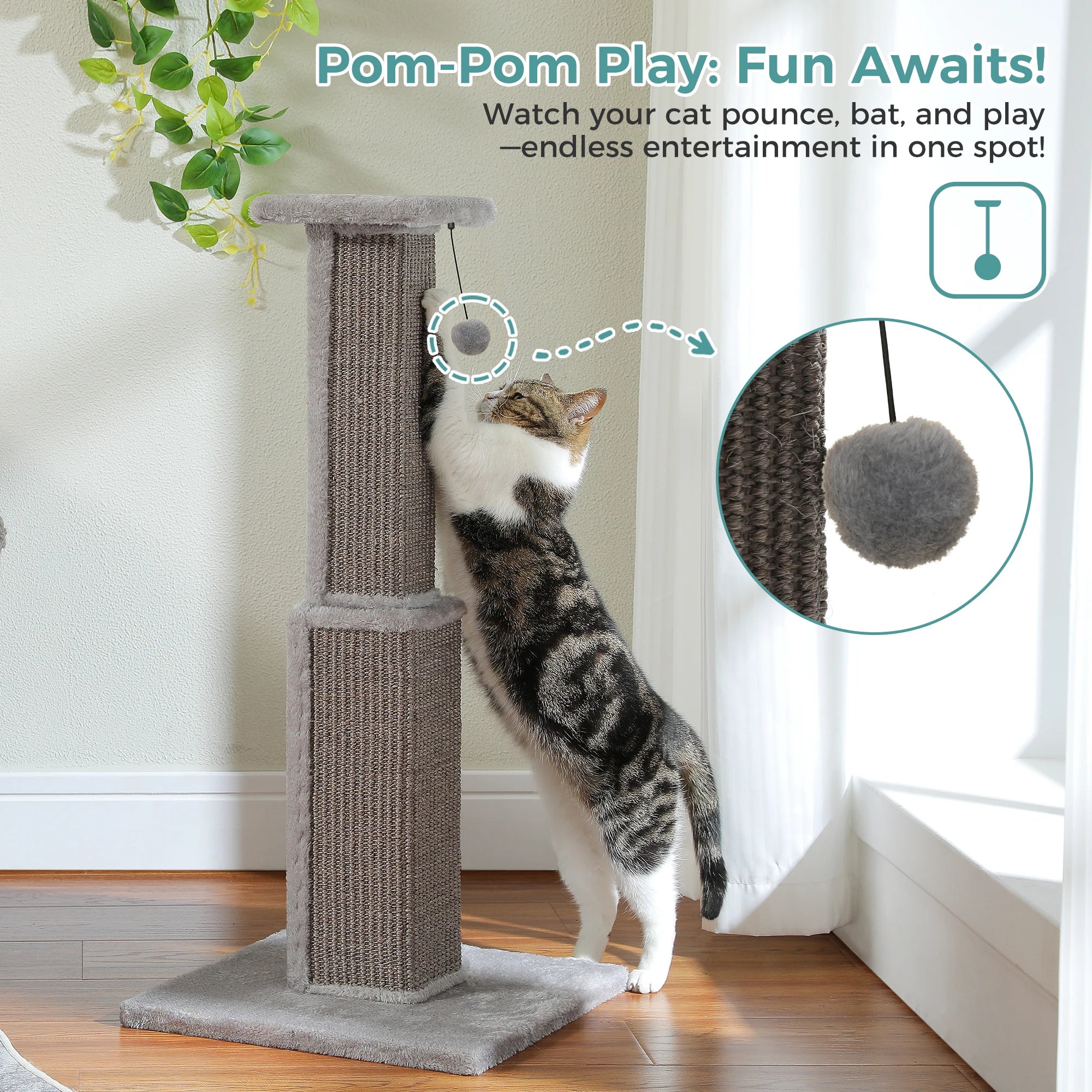 Loft Column scratch post view 4