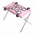 Pet Bathing Hammock Stand Foldable Dog Cat Grooming Drying Table Breathable Mesh Bath Helper for Small Pets