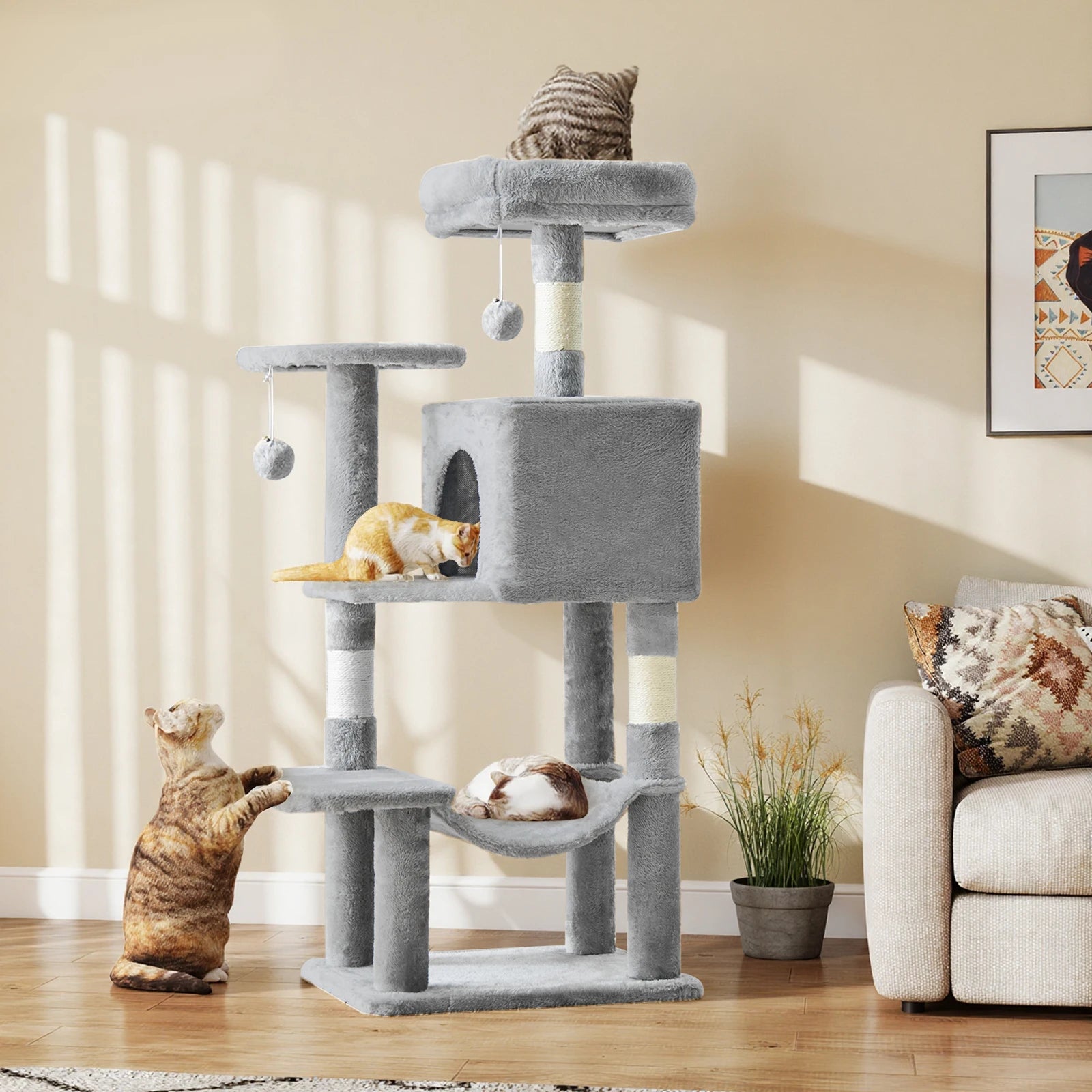 Loft Grove cat tower view 2