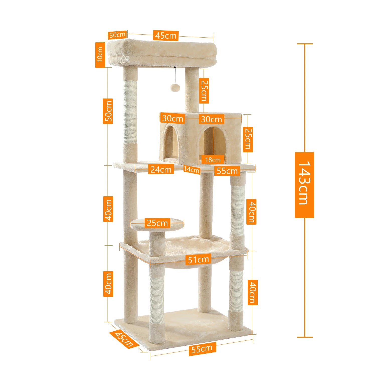 Loft Peak cat tower view 6