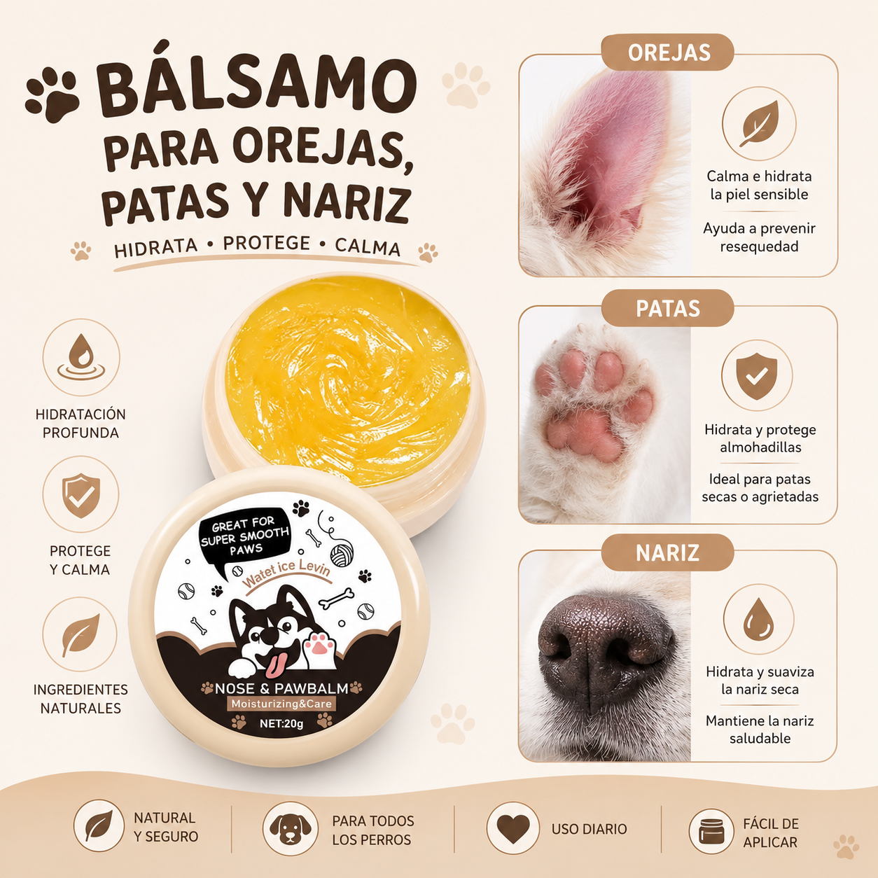 ✨ Keep your dog’s ears & eyes fresh and clean every day